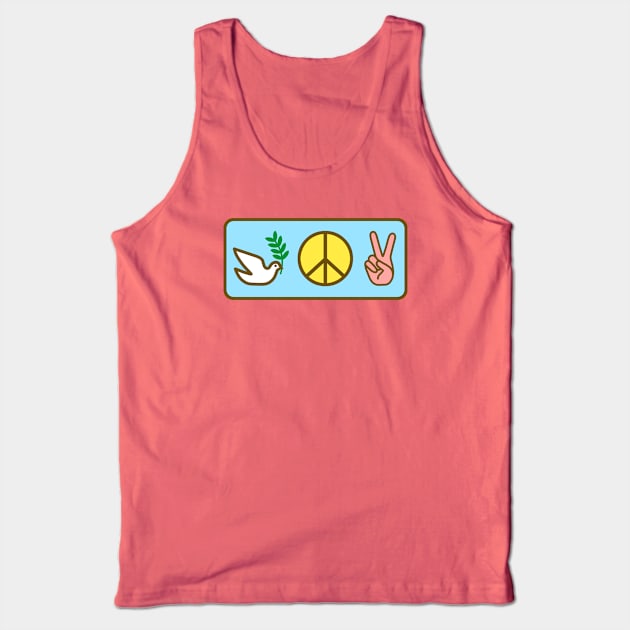 Peace! Tank Top by AdrianaStore